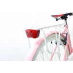 Dámsky retro bicykel 26" Lavida 7-prevodový Ružový, biele kolesá